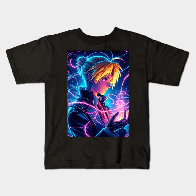 Edward elric Kids T-Shirt by San Creative